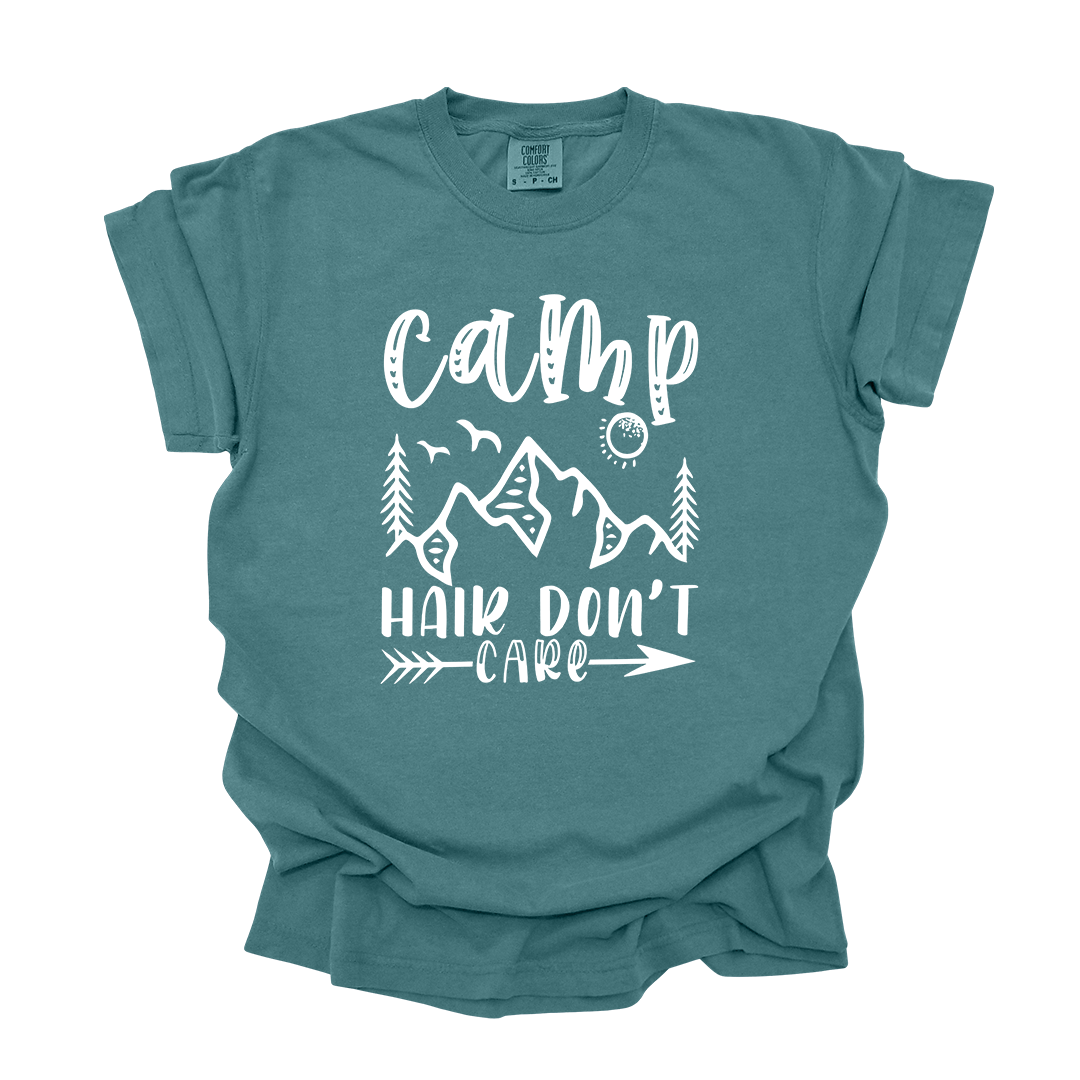 Camp Hair Don't Care Tee