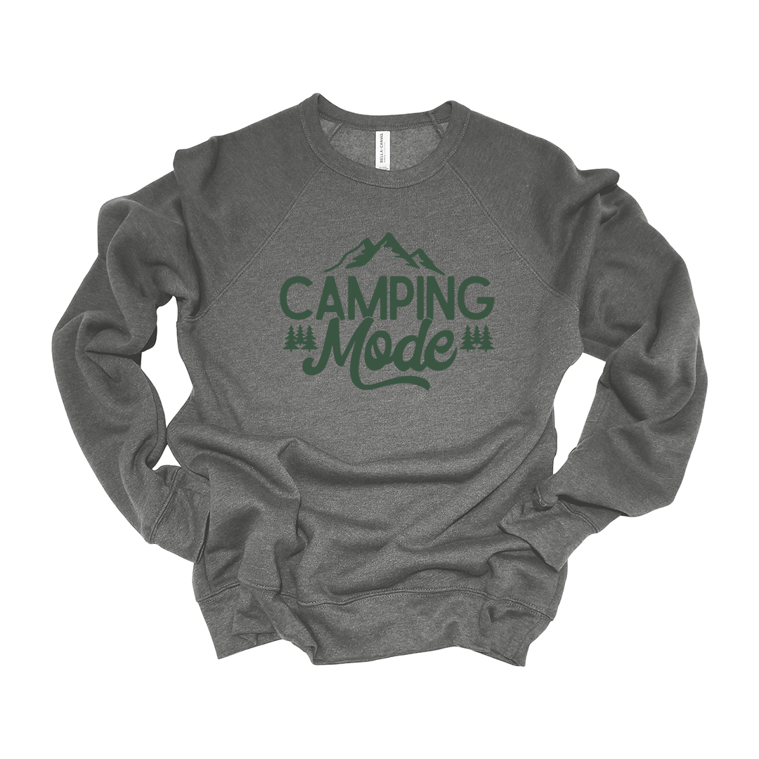 Camping Mode Crewneck Sweatshirt