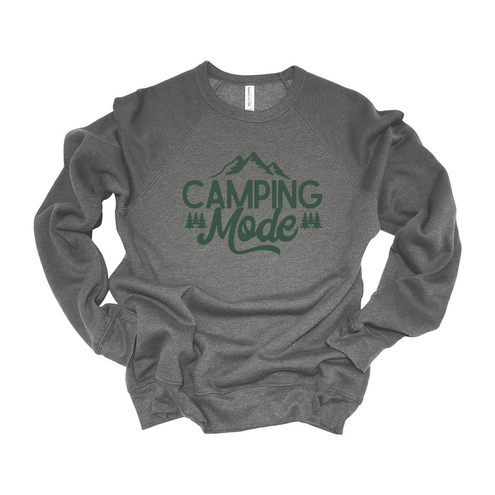 Camping Mode Crewneck Sweatshirt
