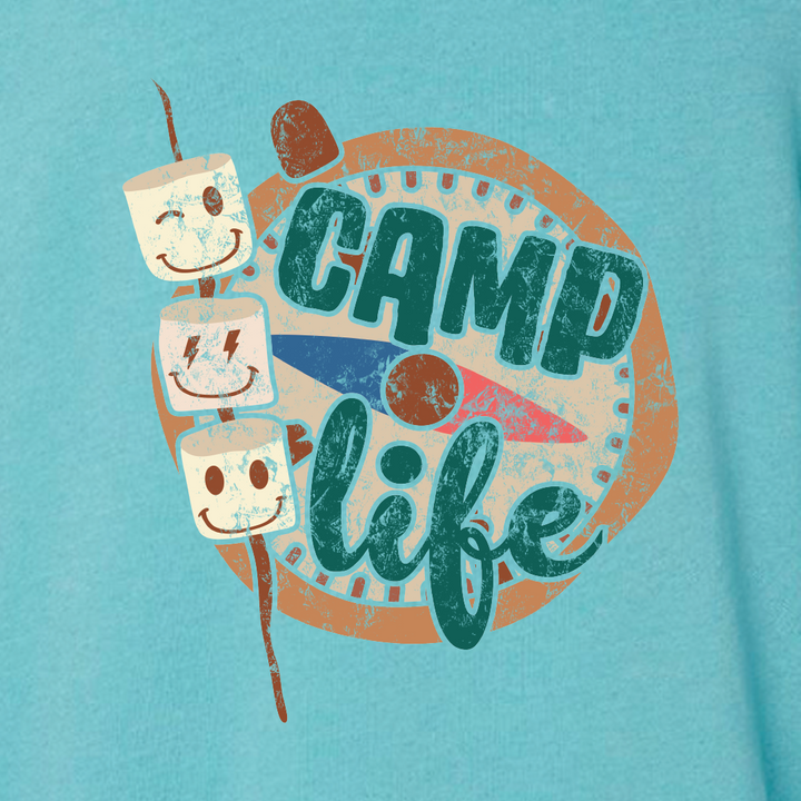 Camp Life Marshmellow Crewneck Sweatshirt