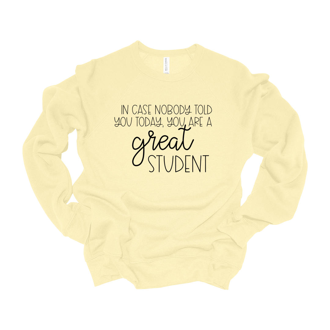 Great Student Crewneck Sweatshirt