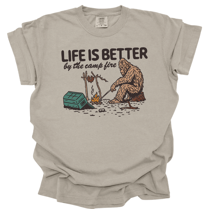 Bigfoot Campfire Tee