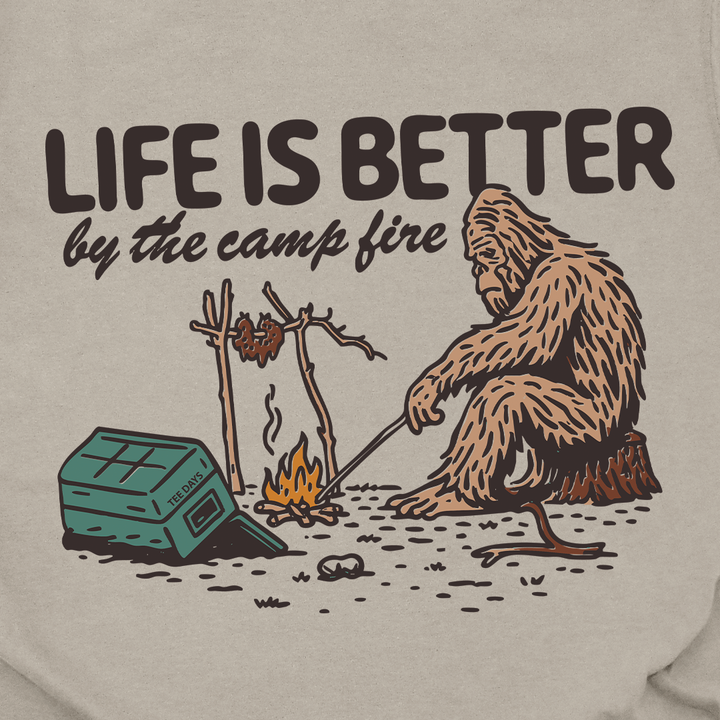 Bigfoot Campfire Tee