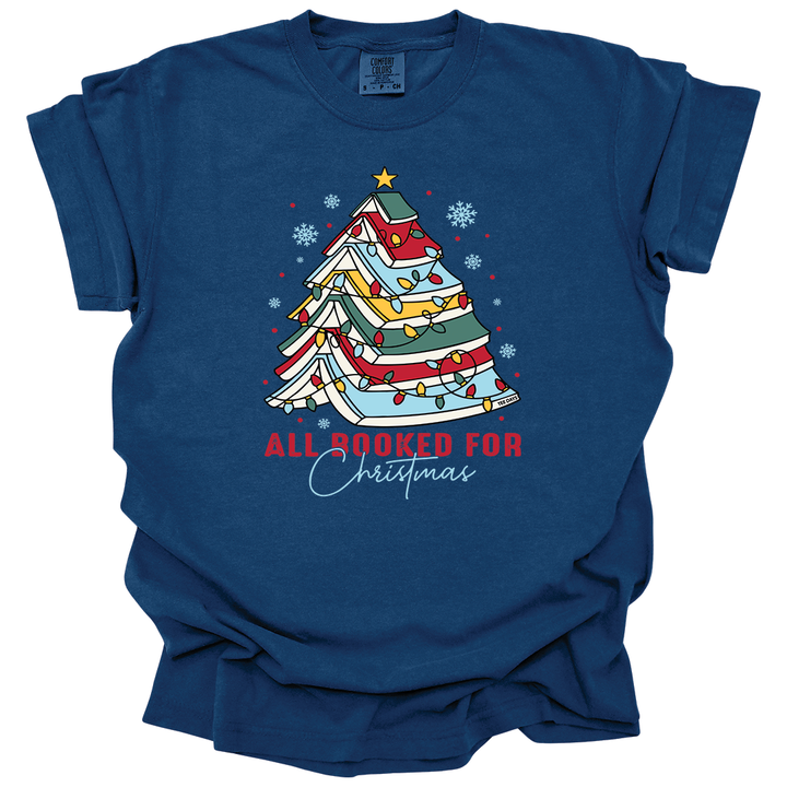 Booked For Christmas Tee