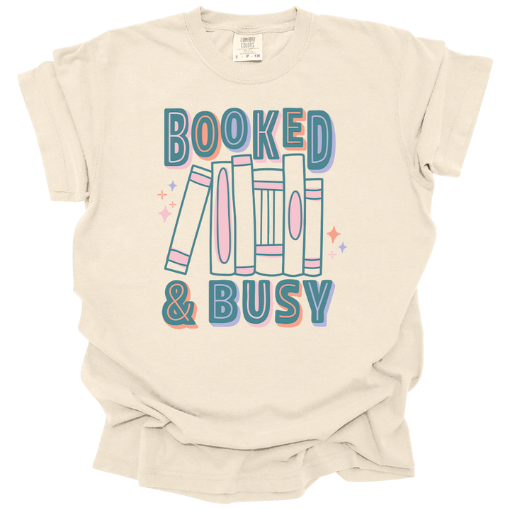 Booked & Busy Tee