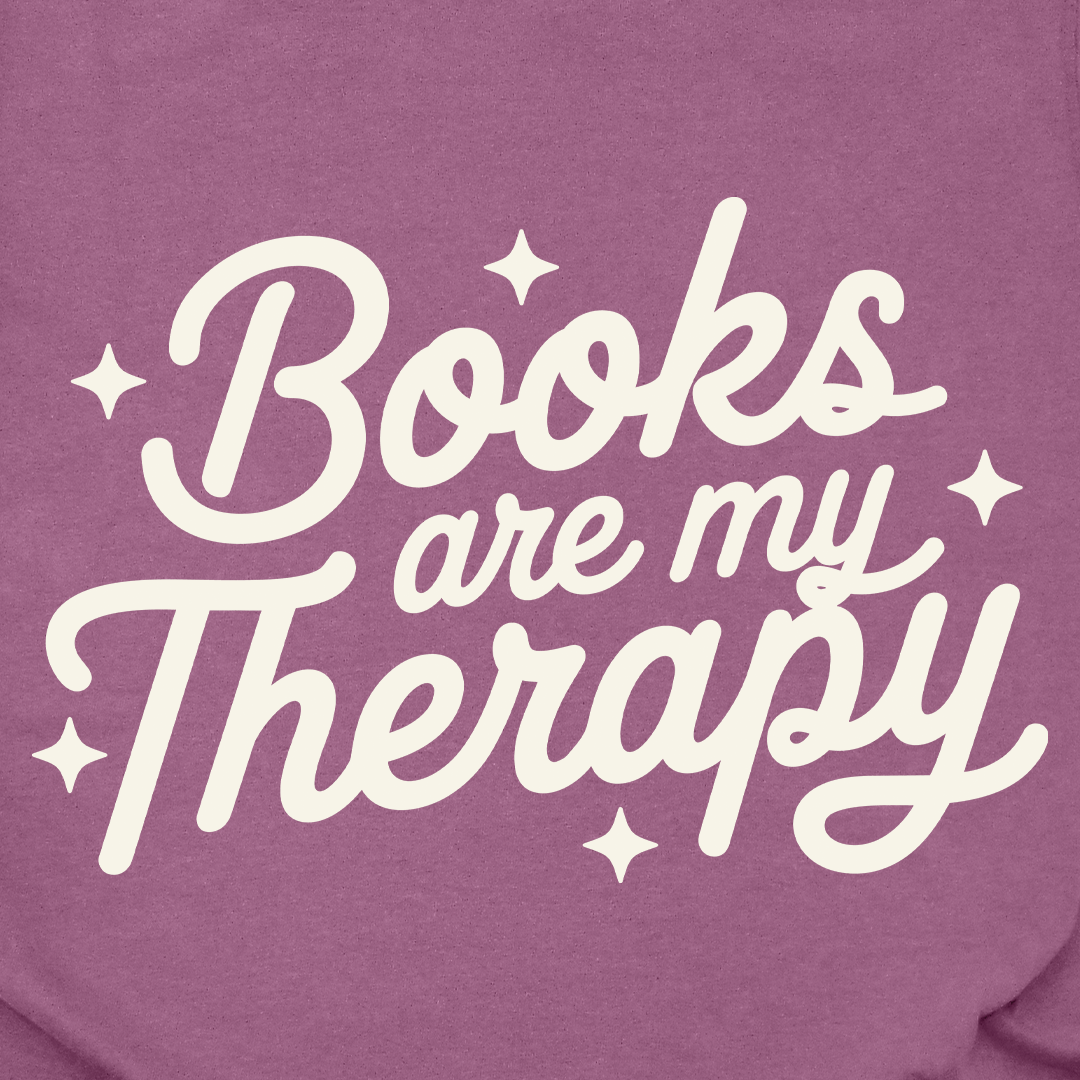 Books Are My Therapy Tee