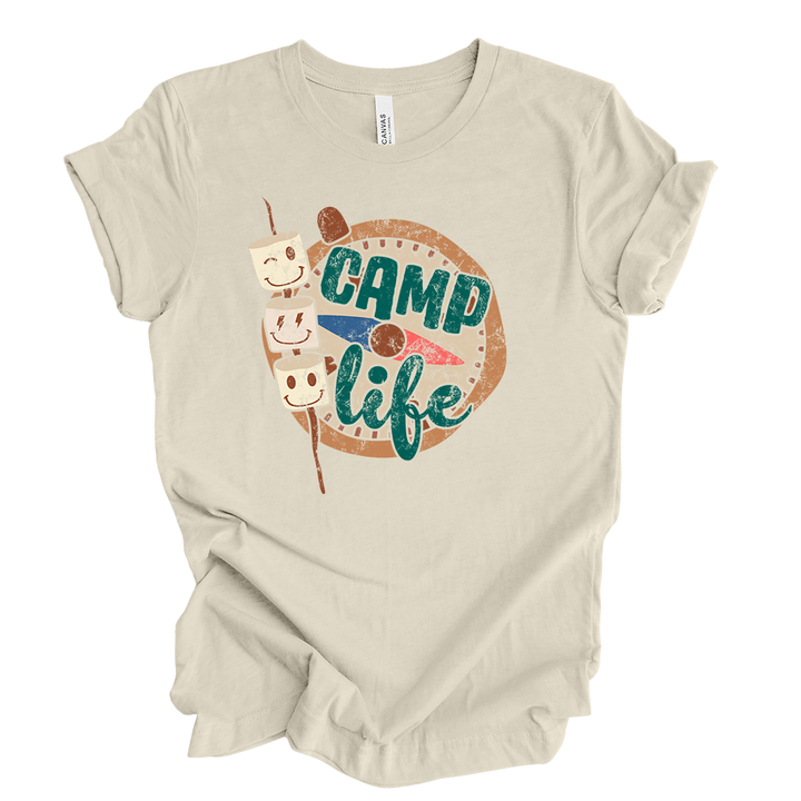 Camp Life Marshmellow Tee