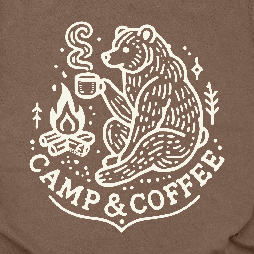 Camp & Coffee Tee