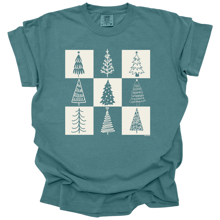 Checkered Tree Tee