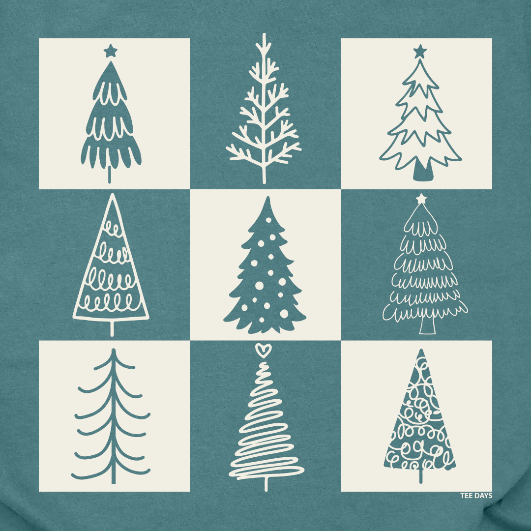Checkered Tree Tee