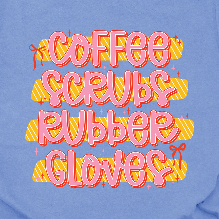 Coffee Scrubs Gloves Tee