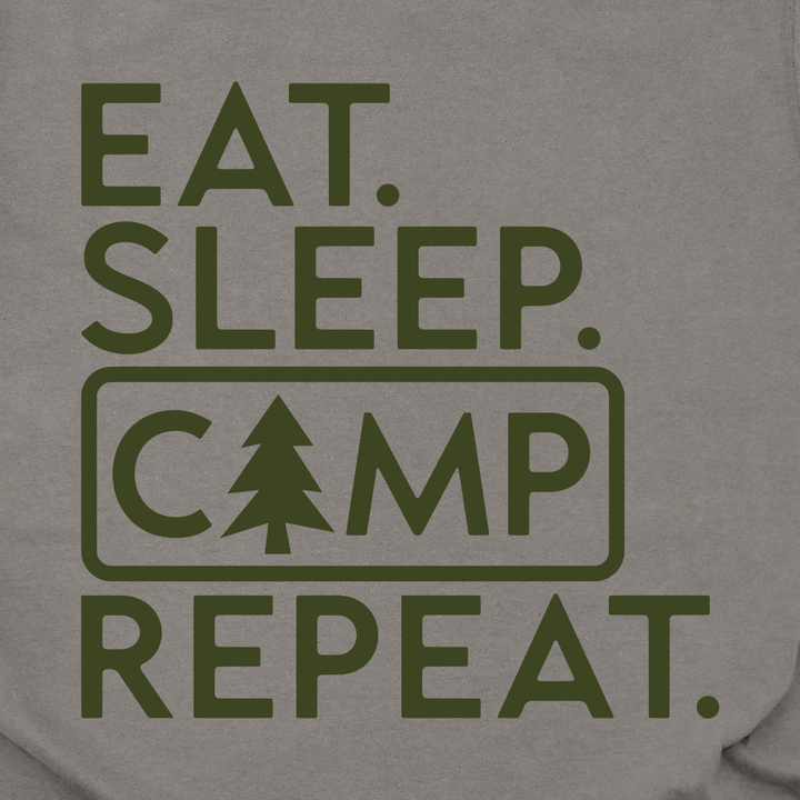 Eat Sleep Camp Repeat Tee