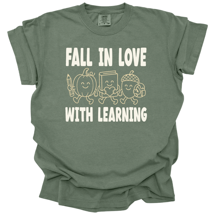 Fall In Love Teacher Tee