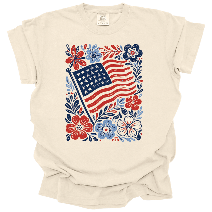 Flower Flag Tee