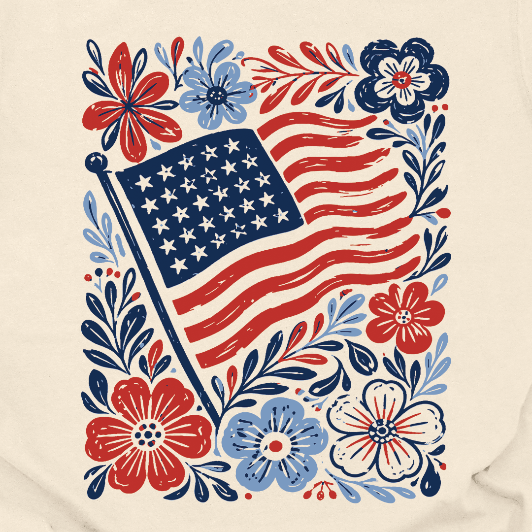 Flower Flag Tee