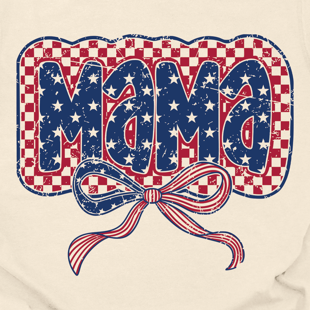 Fourth of July Mama Tee
