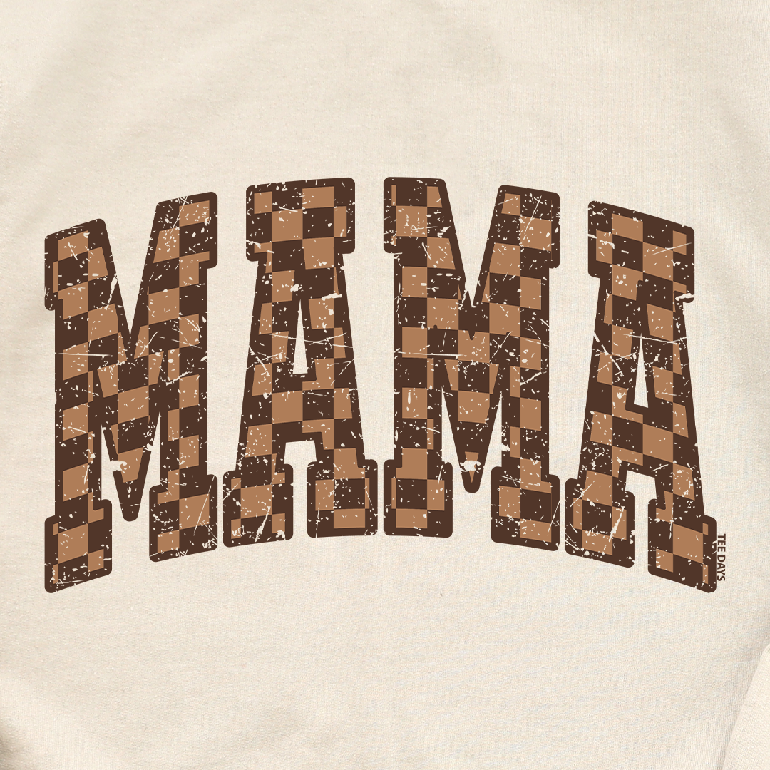 Mama Check Sweatshirt