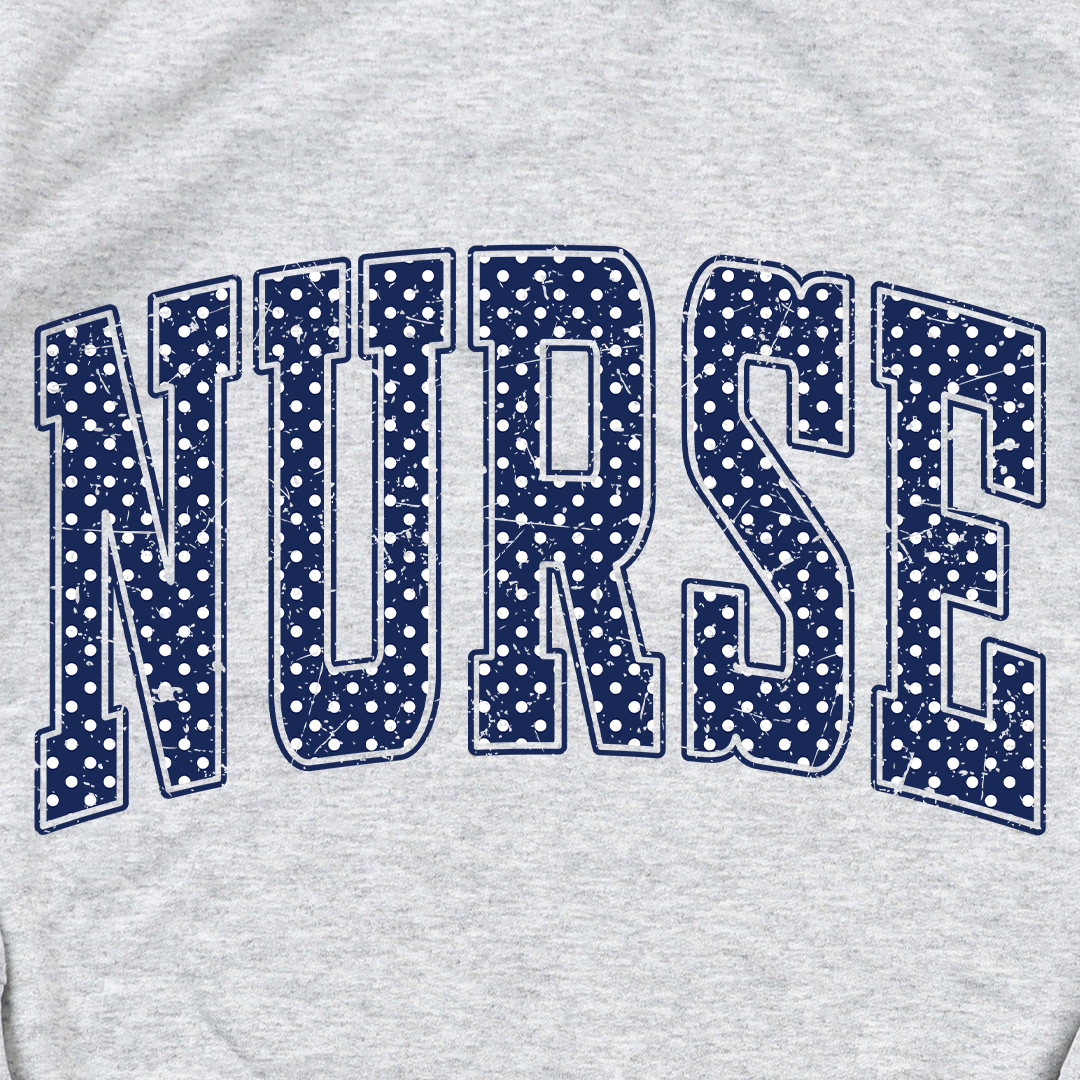 Polka Dot Nurse Sweatshirt