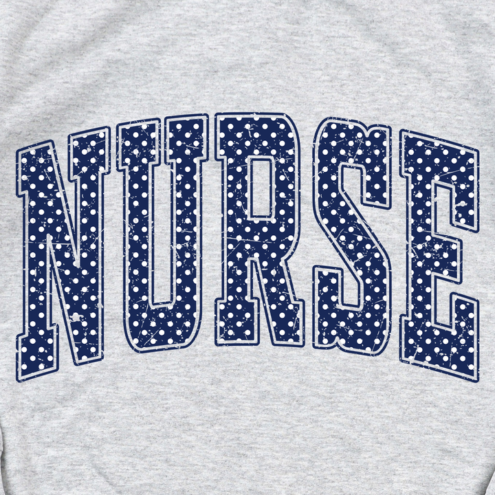 Polka Dot Nurse Sweatshirt