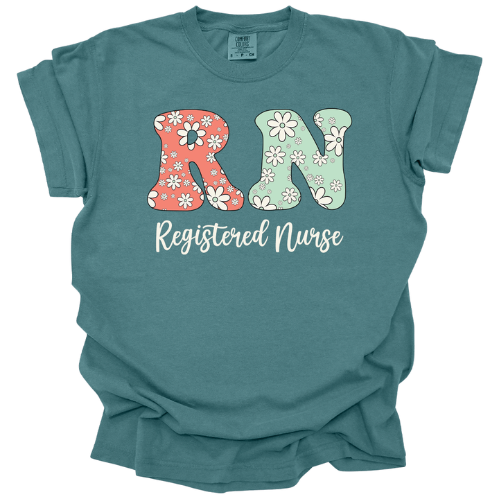 RN Flower Tee