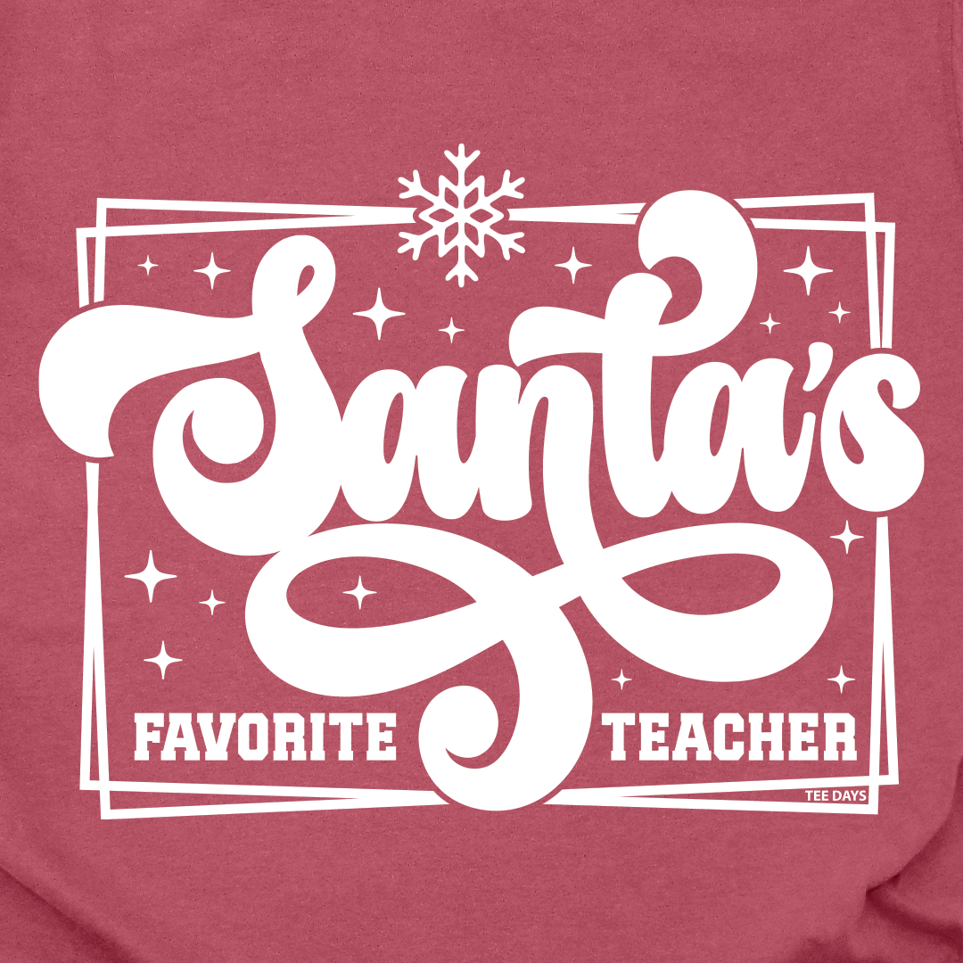 Santa's Favorite Teacher Tee