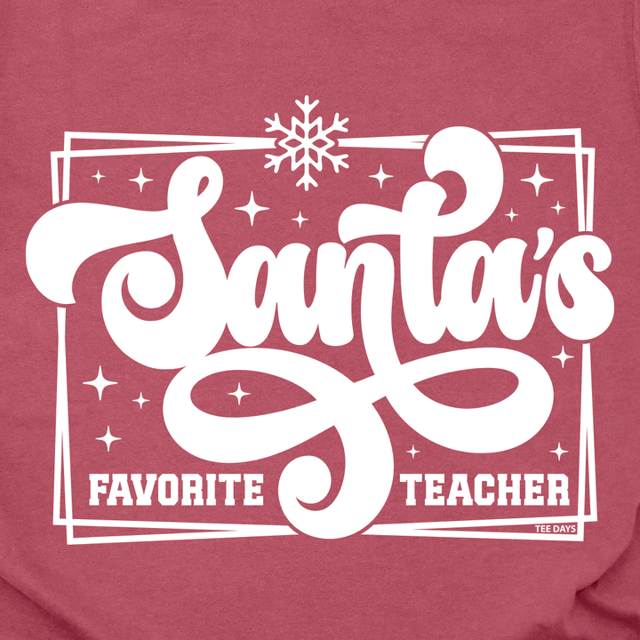 Santa's Favorite Teacher Tee