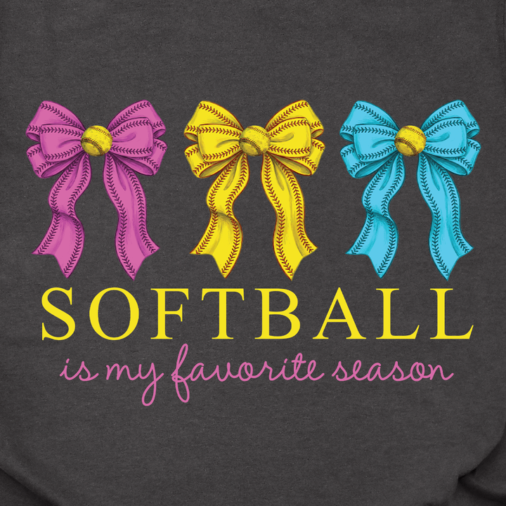 Softball Season Bow Tee