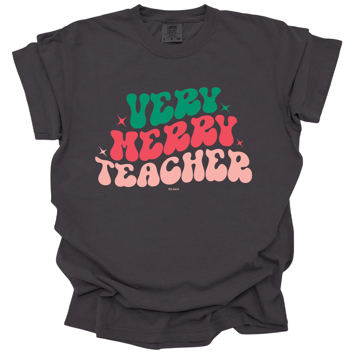 Very Merry Teacher Tee